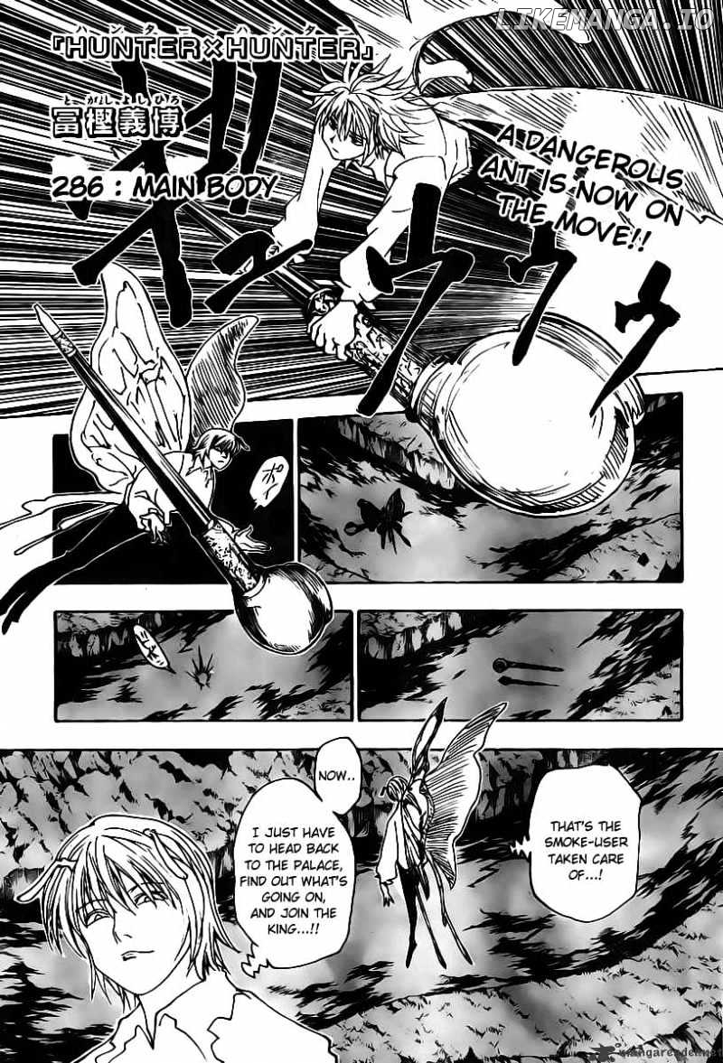 Hunter x Hunter, Chapter 286 image 01
